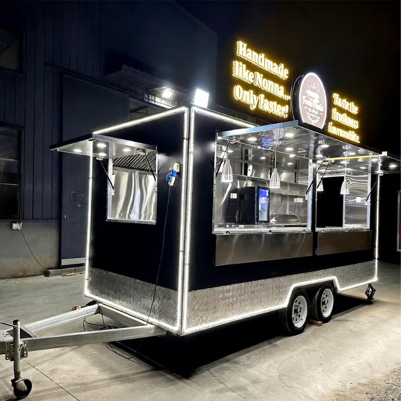 Food Snacks Business - Remorque de restauration mobile, chariot alimentaire