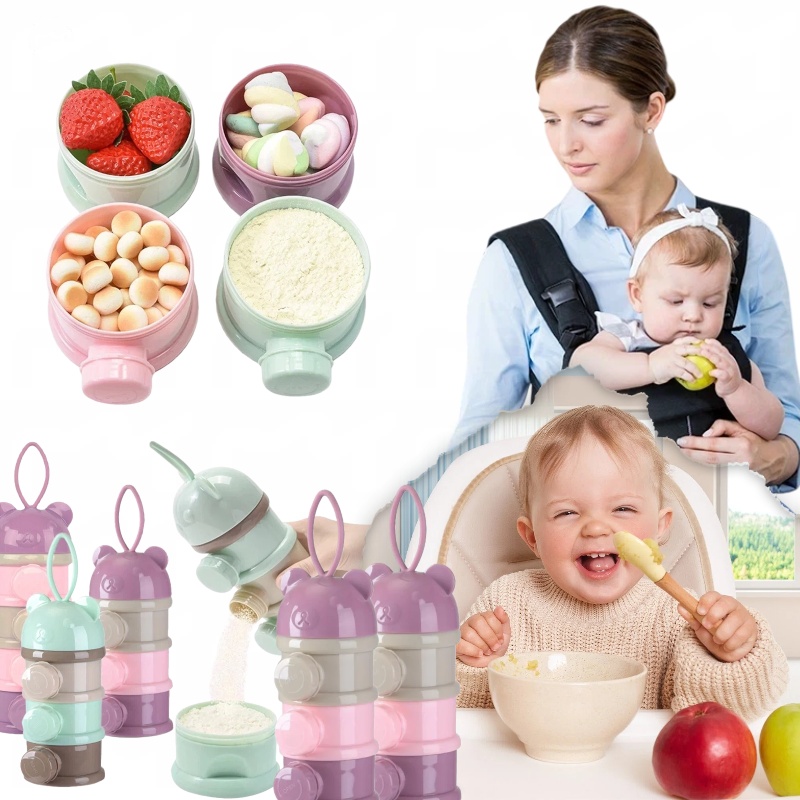 Food Snacks For Toddlers - Boîte de lait en poudre colorée