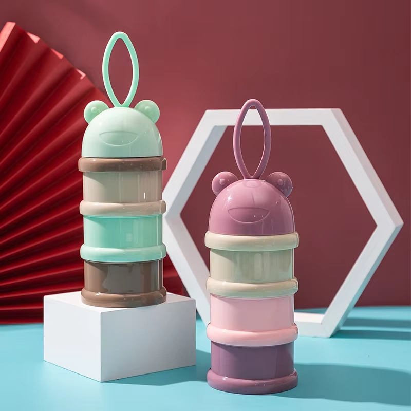 Food Snacks For Toddlers - Boîte de lait en poudre colorée,