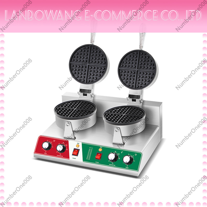 Food Snacks Business - Machine à gaufres rotative antiadhésive, crêpière