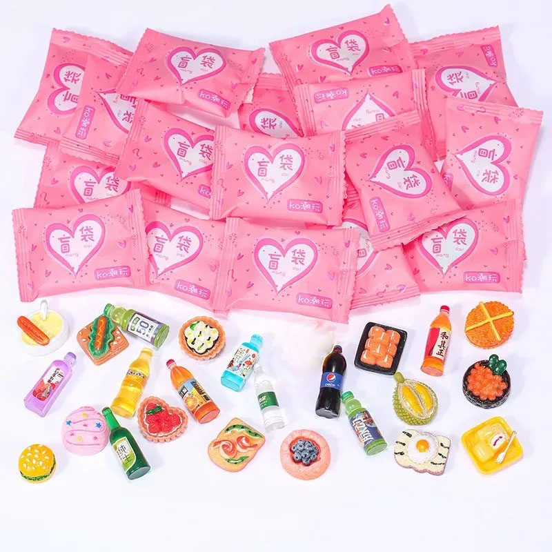 Food Halloween Snacks - Sachets de style aléatoire, jouets miniatures
