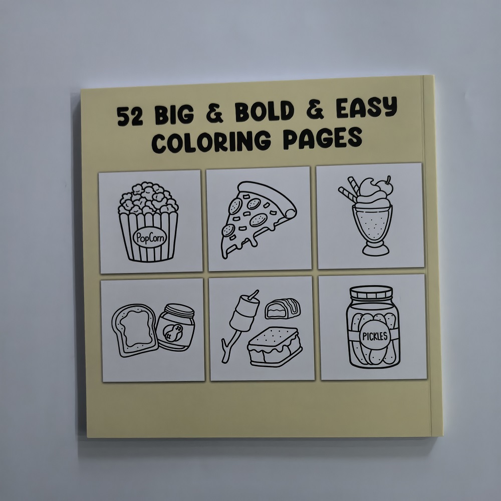 Livre de coloriage pour adulte - Food And Snacks Coloring Book Bold And Easy avis et prix