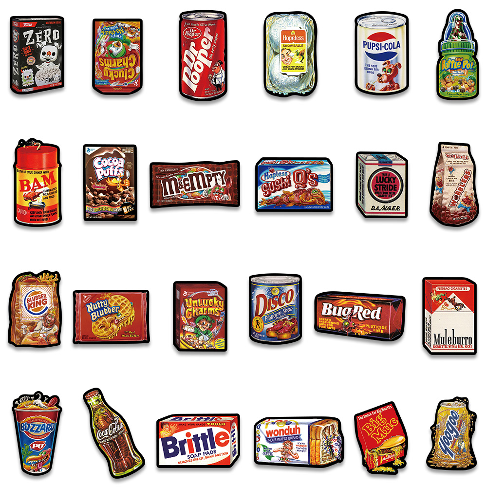 Autocollants étanches de nourr - American Food Y Snacks avis et prix
