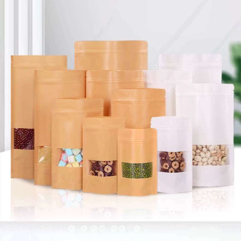 50 sacs en papier kraft, sacs  - Logo Food Snack avis et prix