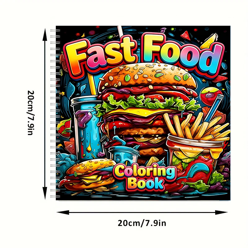 Livre de coloriage pour adulte - Food And Snacks Coloring Book Bold And Easy avis et prix